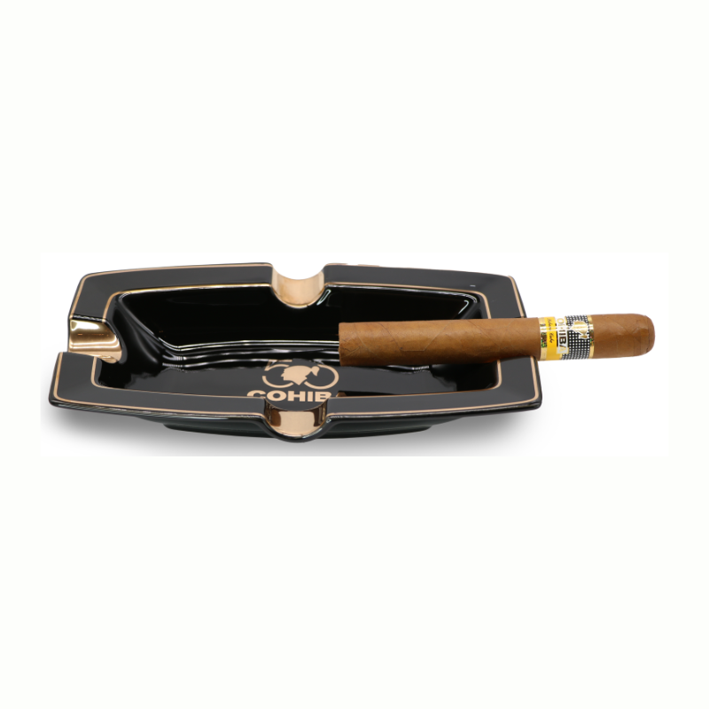 Cohiba 50 Anniversary Cigar Ashtray 4 Slot Ashtray – Black