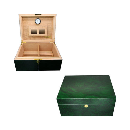 DONATUS Cedar Cigar Humidor Case Large Capacity Cigar Storage Box W/Humidifier & Hygrometer
