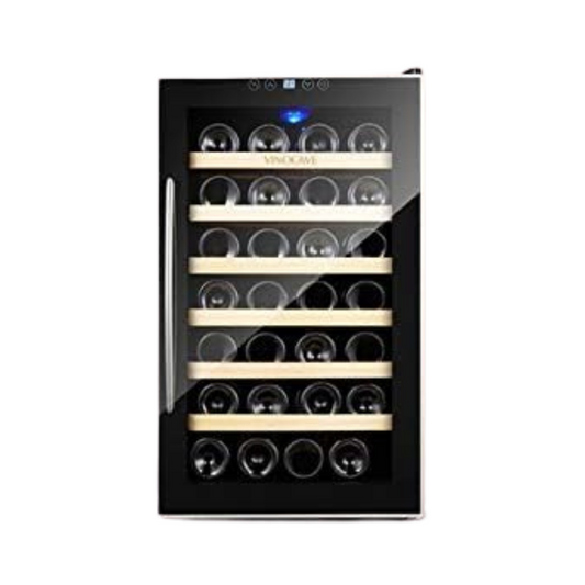 Electronic Temperature wine Cooler Wine Fridge fashion touch screen Temperature And Humidity Storage