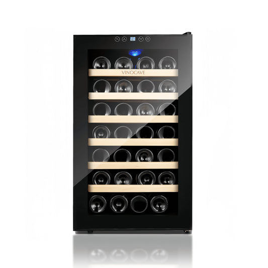 Electronic Temperature wine Cooler Wine Fridge fashion touch screen Temperature And Humidity Storage