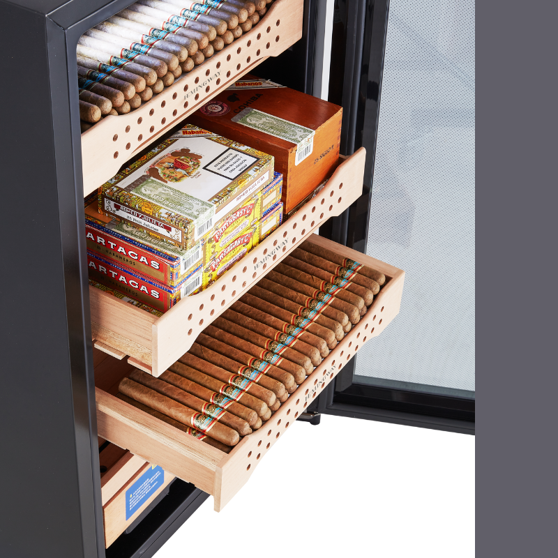 Hemingway Electric Cigar Humidor with Spanish Cedar Wood CH200 Storage up to 1200 Cigars