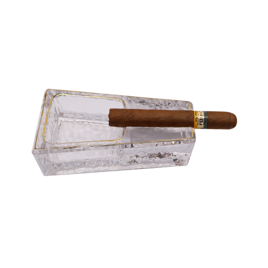 Glass Crystal  Ashtray Cigar Ashtray Portable Household Cigar Holder Ashtray