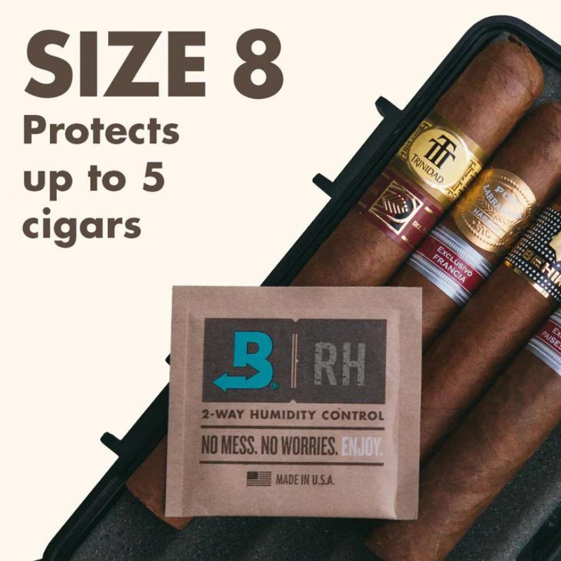 BOVEDA 69% RH SIZE 8 FOR A TRAVEL HUMIDOR