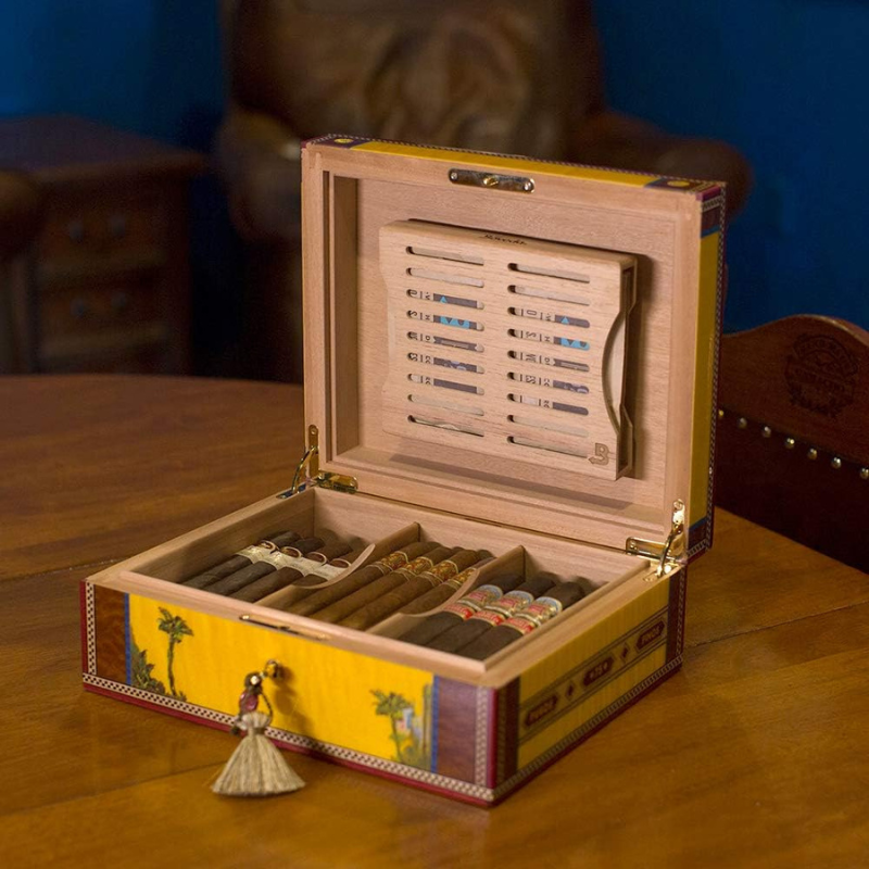 Boveda for Cigars Wood Holder for Humidor For Use With Four 4 Size 60