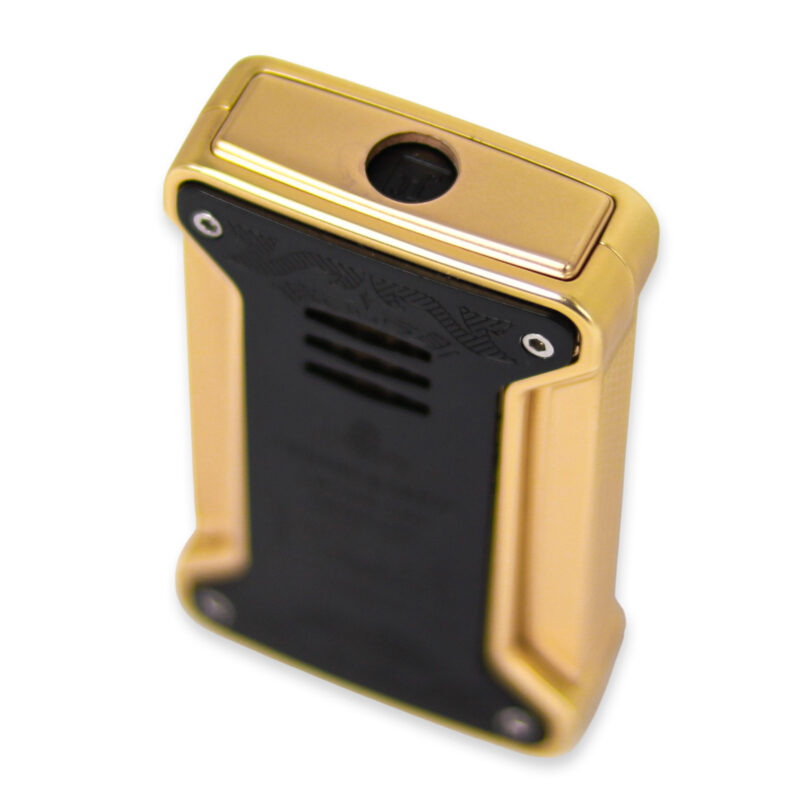 Jifeng New Cigar Lighter Torch Gas Refillable Windproof Lighter Jet Flame Black