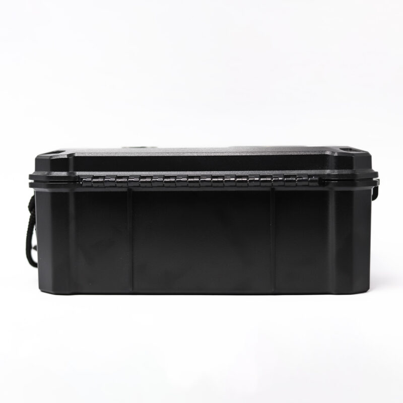 HEMINGWAY TRAVEL CIGAR BOX MEDIUM HARD CASE WITH PLUCK FOAM WITH HYGROMETER BOX CIGAR