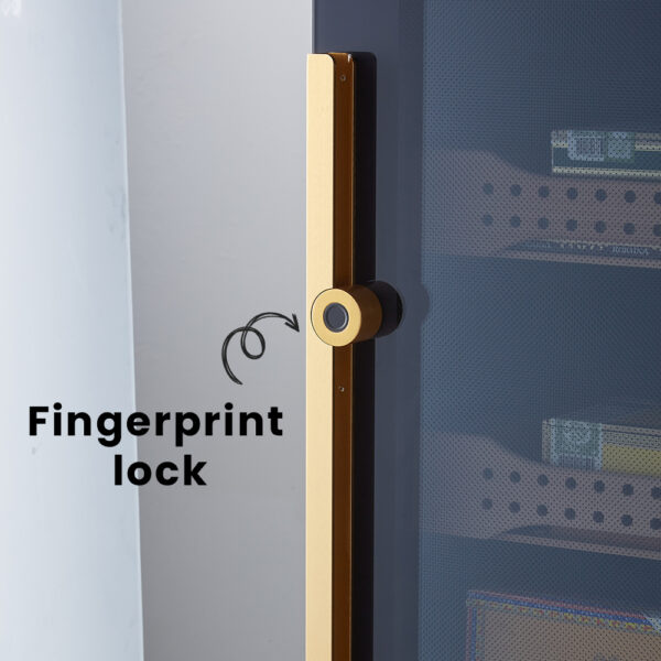 Hemingway Electric Cigar Humidor, Dual‑Zone Smart Humidifier with Touchscreen & Digital Hygrometer, Wi‑Fi App Control, UV‑Protected Glass, Spanish Cedar WOOD, Holds Up to 600 Cigars – (CH120AH-B2) - Image 10