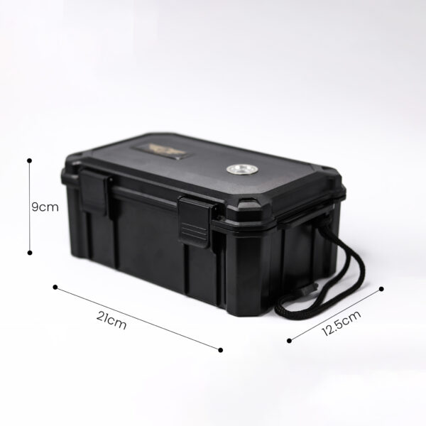 HEMINGWAY TRAVEL CIGAR BOX MEDIUM HARD CASE WITH PLUCK FOAM WITH HYGROMETER BOX CIGAR - Image 6