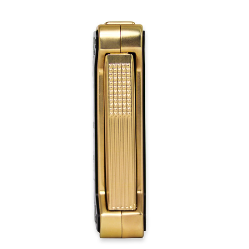 Jifeng New Cigar Lighter Torch Gas Refillable Windproof Lighter Jet Flame Black