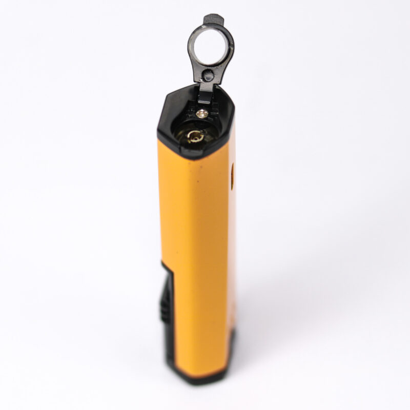 HONEST Cigar Lighter Jet Flame Butane Gas Torch with Cigar Puncher Metal