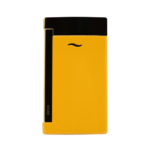 S.T DUPONT Silver and Yellow Lighter