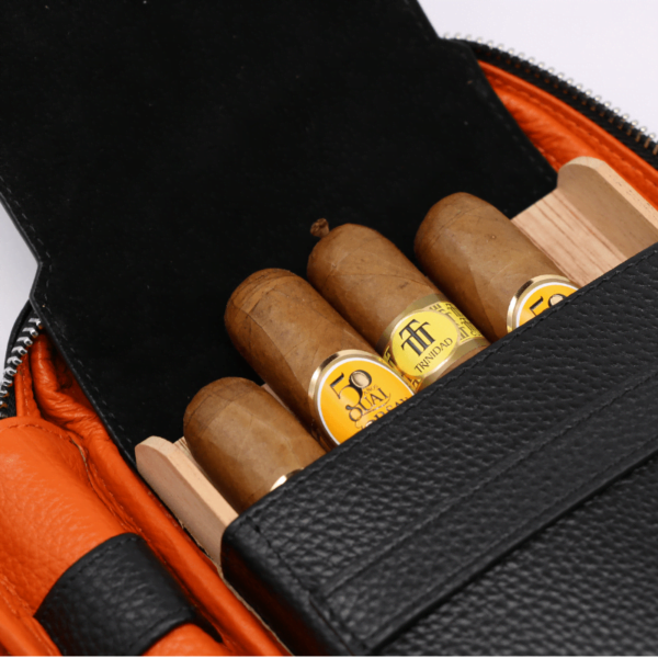 Travel Leather Cigar Case