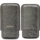 Hemingway Grey Crocodile Leather Cigar Case – Luxury Travel Humidor