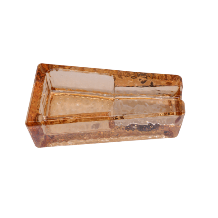 Glass Ashtray Gold