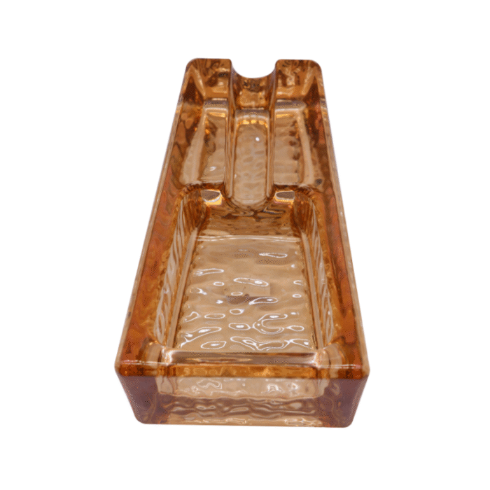 Glass Ashtray Gold