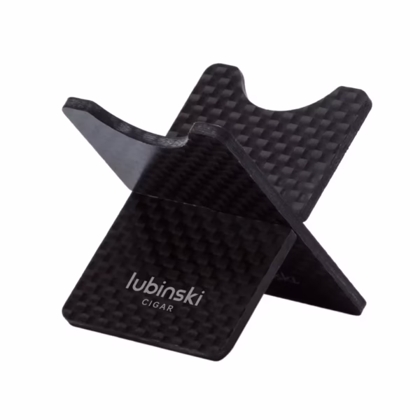 Lubinski Cigar Holder Stand Portable Cigar Tool Travel Pocket Size Premium Quality- Black