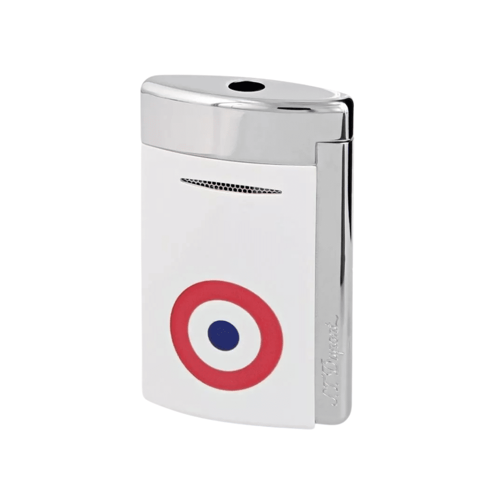 S.T. Dupont - MiniJet - Single Jet Torch Lighter - White Rosette
