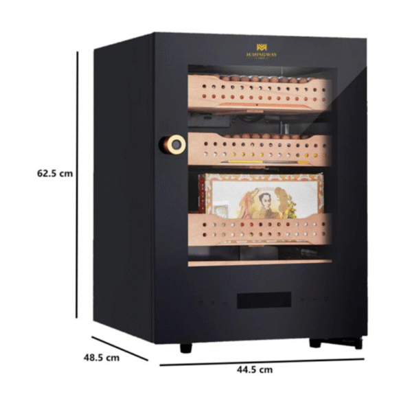 Electric Cigar Humidor Cabinet B1 JC50A2 – 400 Count, Touch Screen & Fingerprint Lock – Hemingway - Image 6