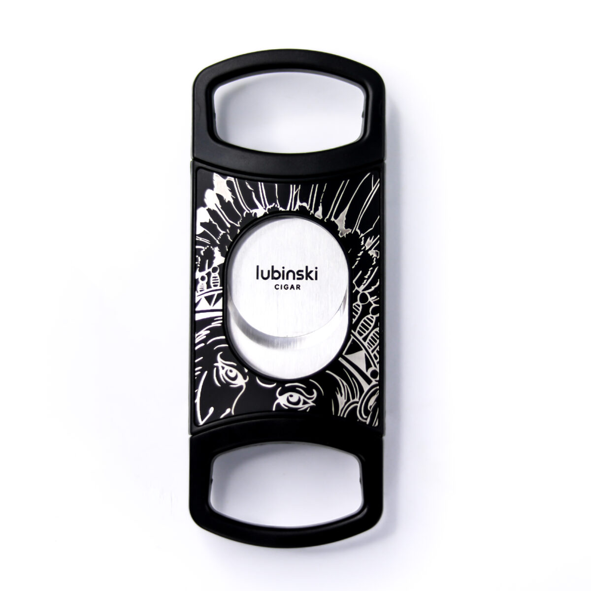 Stainless Steel Pocket Cigar Cutter V- cut cigar  Double Blades With Cigar Stand Gift Box