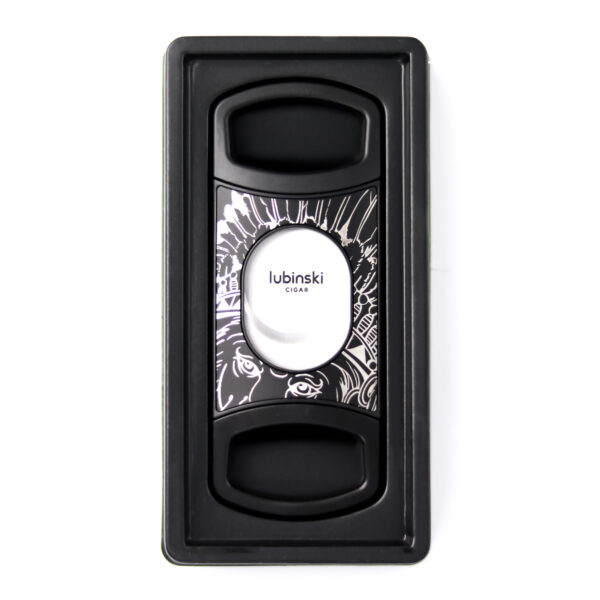 Stainless Steel Pocket Cigar Cutter V- cut cigar  Double Blades With Cigar Stand Gift Box - Image 8