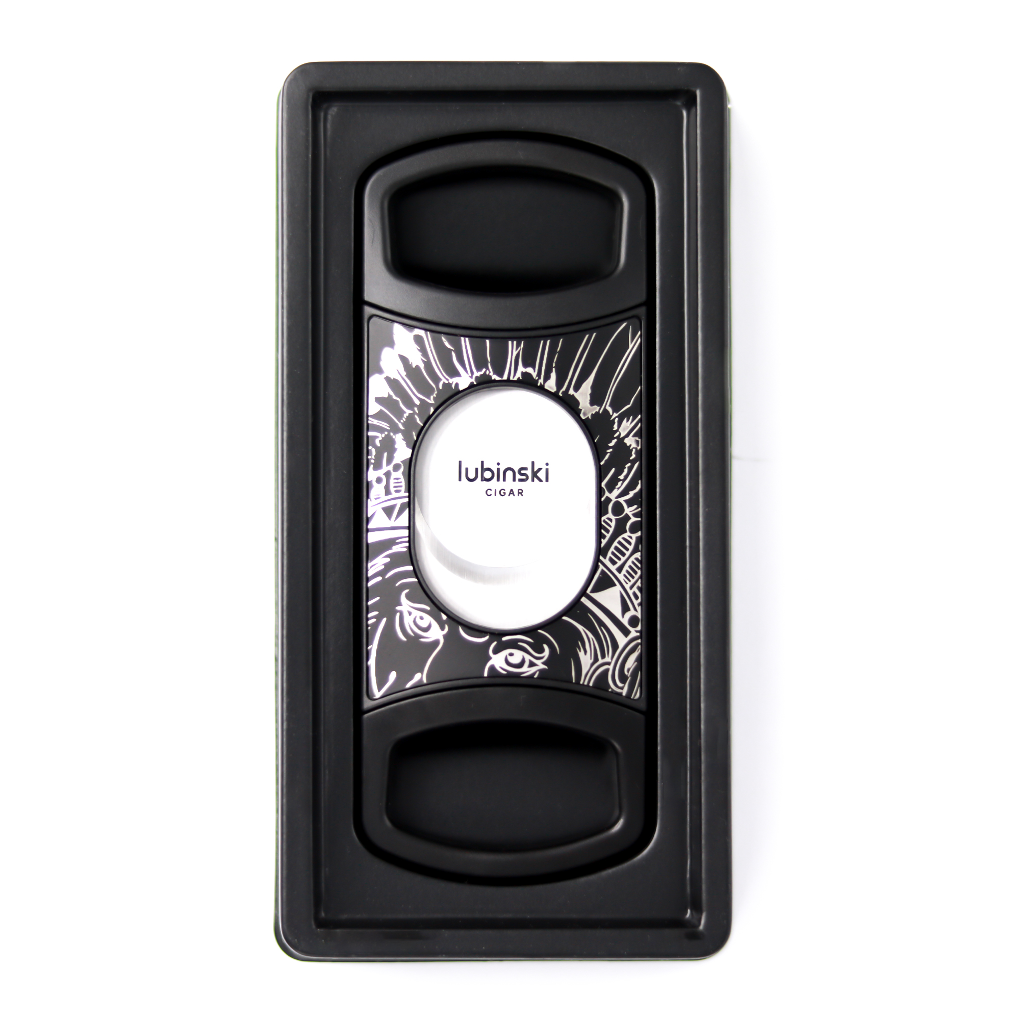 Stainless Steel Pocket Cigar Cutter V- cut cigar  Double Blades With Cigar Stand Gift Box - Image 8