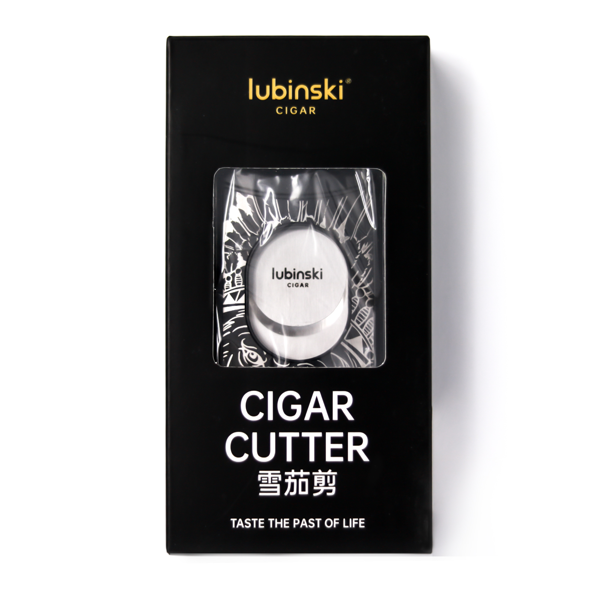 Stainless Steel Pocket Cigar Cutter V- cut cigar  Double Blades With Cigar Stand Gift Box - Image 9