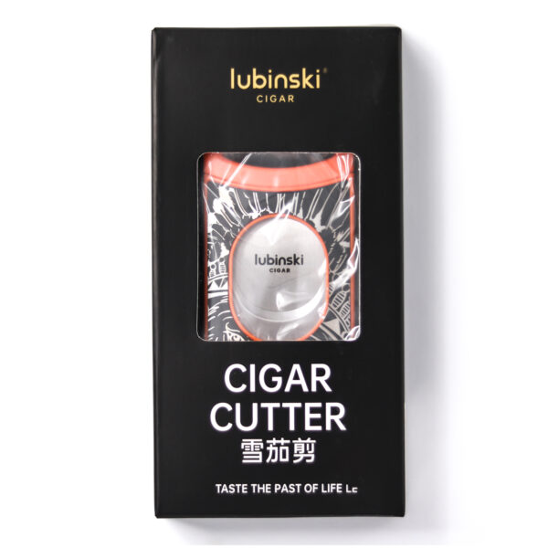Stainless Steel Pocket Cigar Cutter V- cut cigar  Double Blades With Cigar Stand Gift Box - Image 6