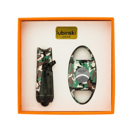 New Cigar Cutter and Torch Lighter Gift Set 3 Jet Flame Cigar Lighter and Cigar Cutter Gift Box Set