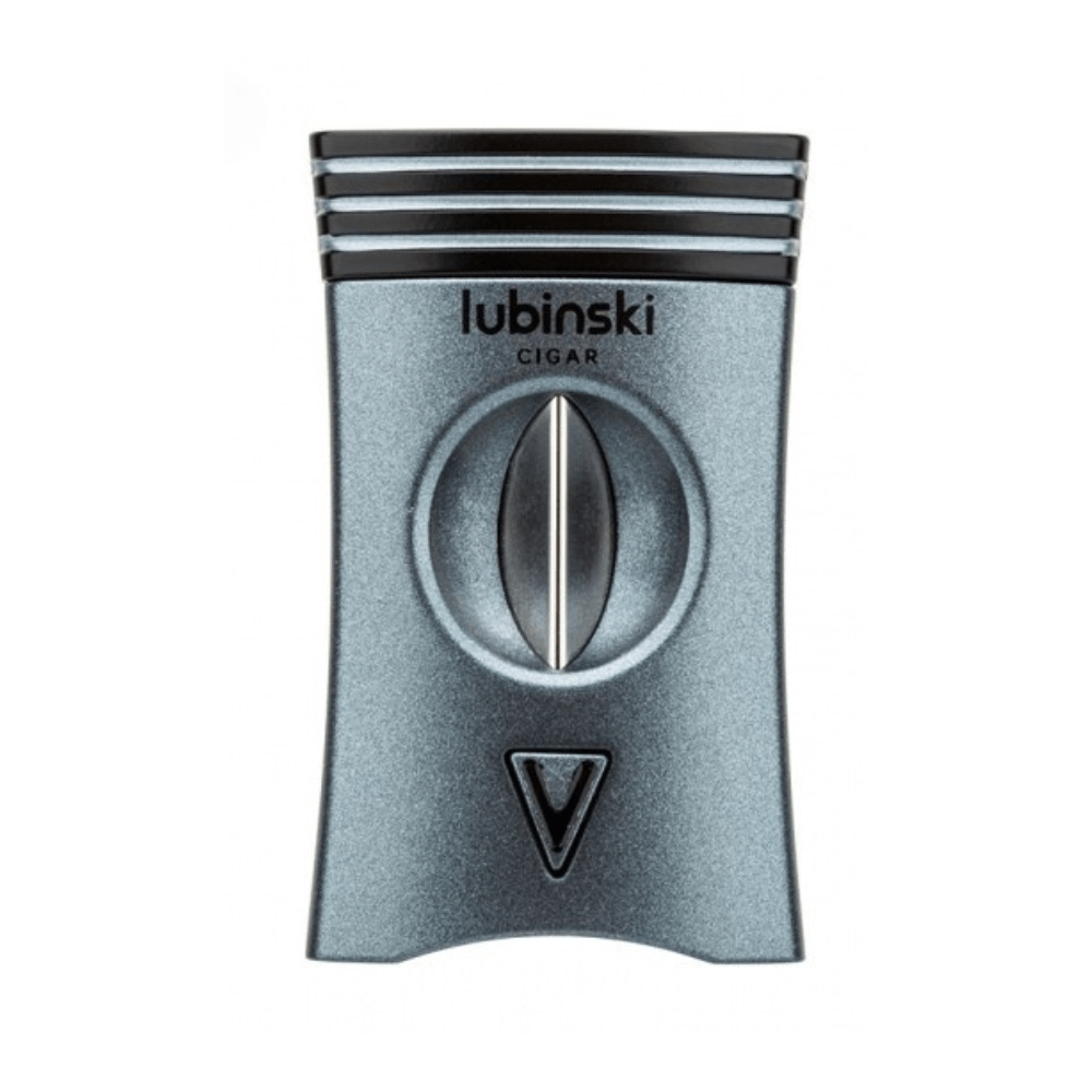 Stainless Steel Cigar Cutter  Zinc Alloy Blade Semi-Automatic Luxury V-Cut Cutter