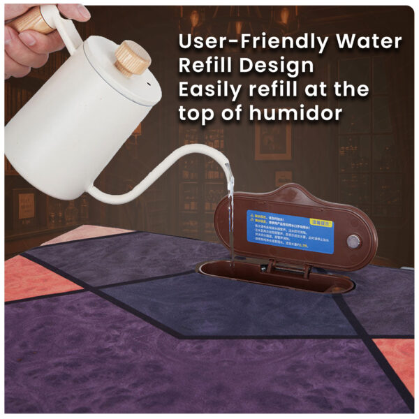 Afidano C5 Electric Cigar Humidor – 1400 Cigars, Fingerprint Lock, App Control - Image 8