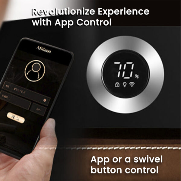 Afidano L6 Electric Cigar Humidor – 1500 Cigars, Leather Finish, Humidity & Temperature Control - Image 8