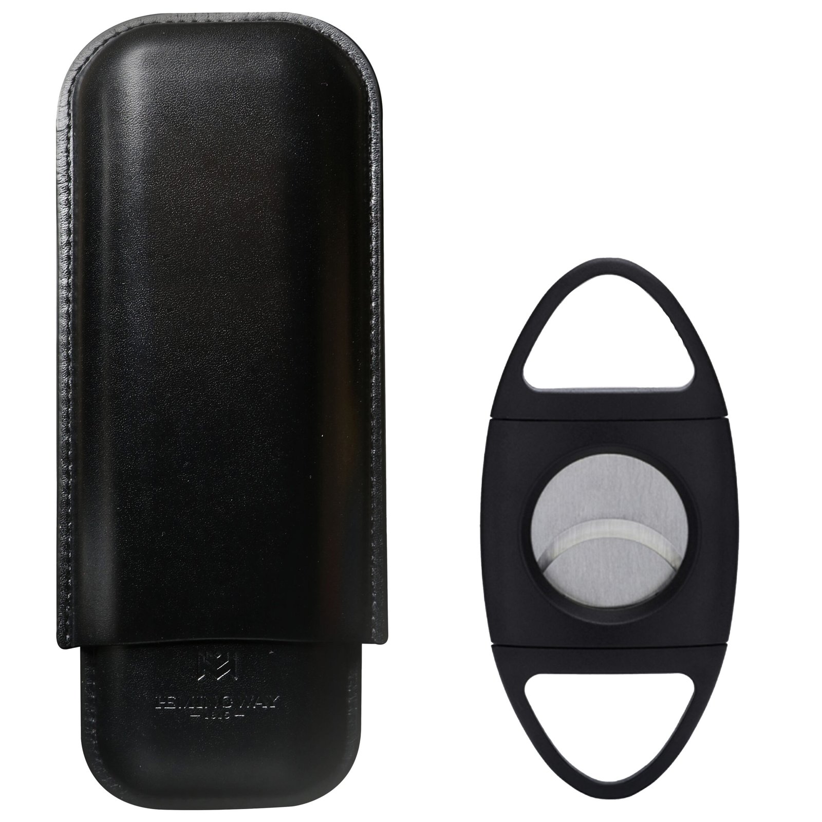 Hemingway full black 2 cigar holder