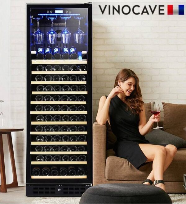 Vinocave 168A Wine Fridge | Precision Cooling with Touch Control
