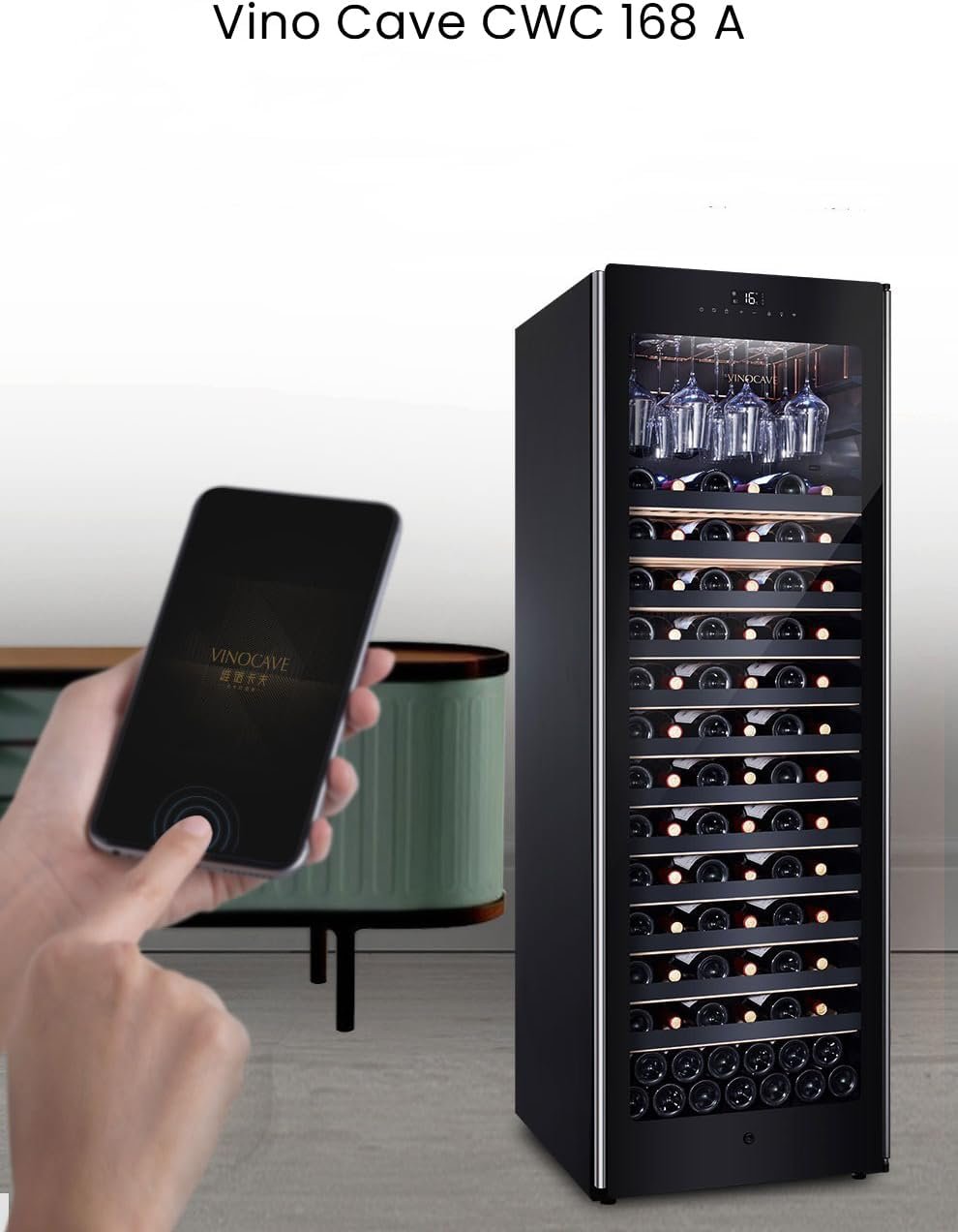 Vinocave 160A Wine Fridge | Precision Cooling with Touch Control