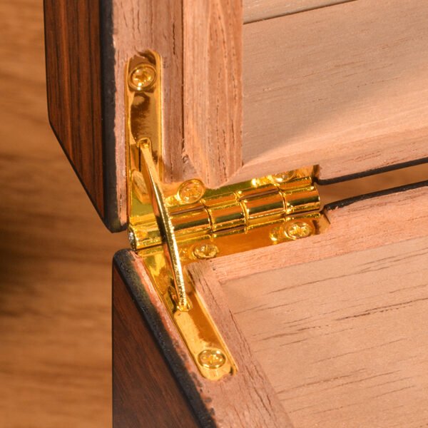 Cigarloog desktop Glass Top Cigar Humidor with Drawer | Digital Hygrometer & Spanish Cedar - Image 8