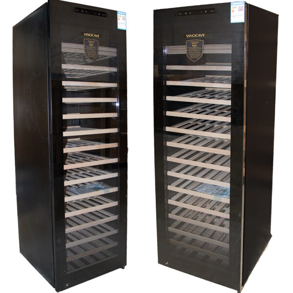 Vinocave CWC‑200A 80-Bottle Wine Refrigerator | Stainless Steel Cooler with Beech Wood Shelves - Image 2