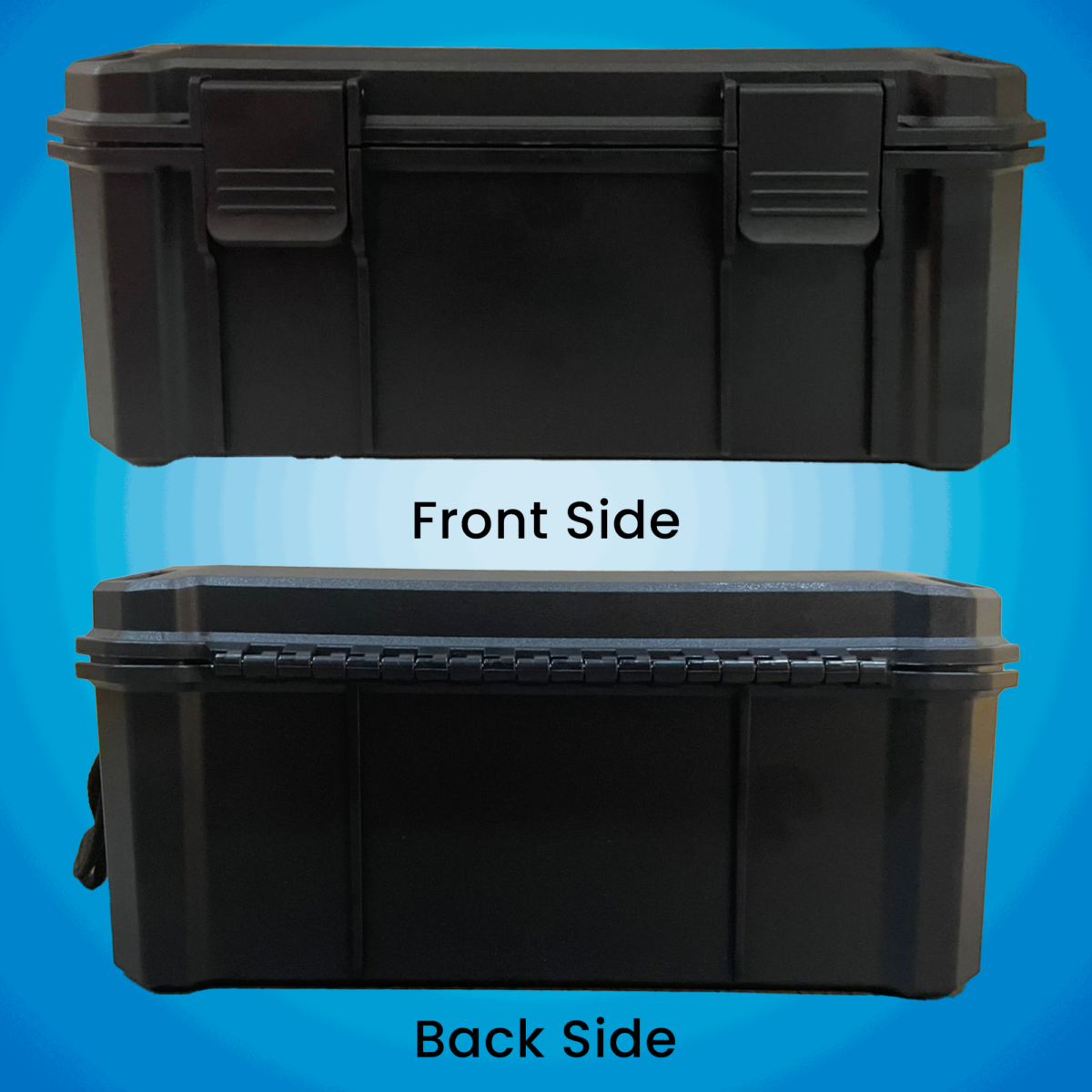 Hemingway Travel Cigar Humidor Case,15 Cigar Capacity, Portable Cigar Box with Built-In Hygrometer & Humidifier, Airtight Waterproof Humidor for Travel, Durable Plastic Protection, free lighter