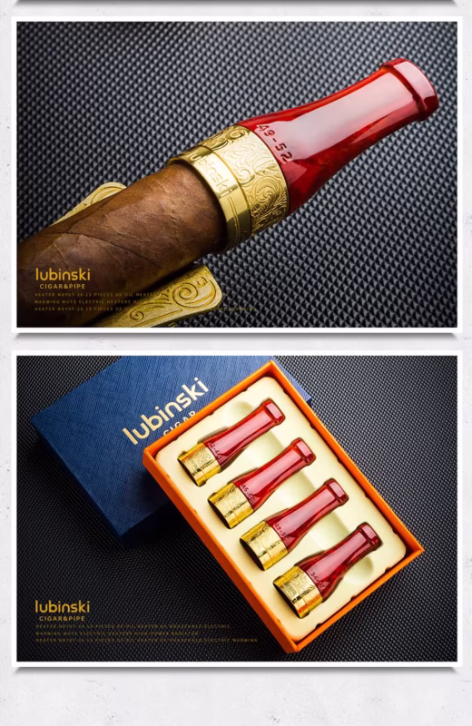 Premium Cigar Holder - Elegant, Durable, Travel-Friendly Cigar Stand for Storing and Protecting Cigars - Perfect for Cigar Lovers & Enthusiasts