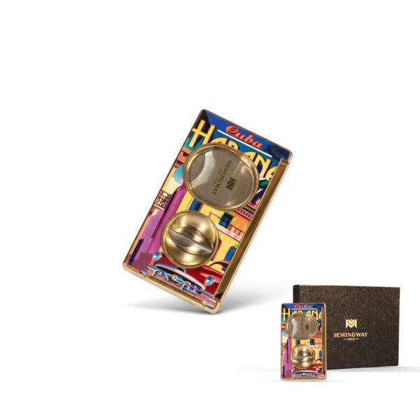 Hemingway Dual Blade Cigar Cutter – Luxury Metal Cutter - Image 3