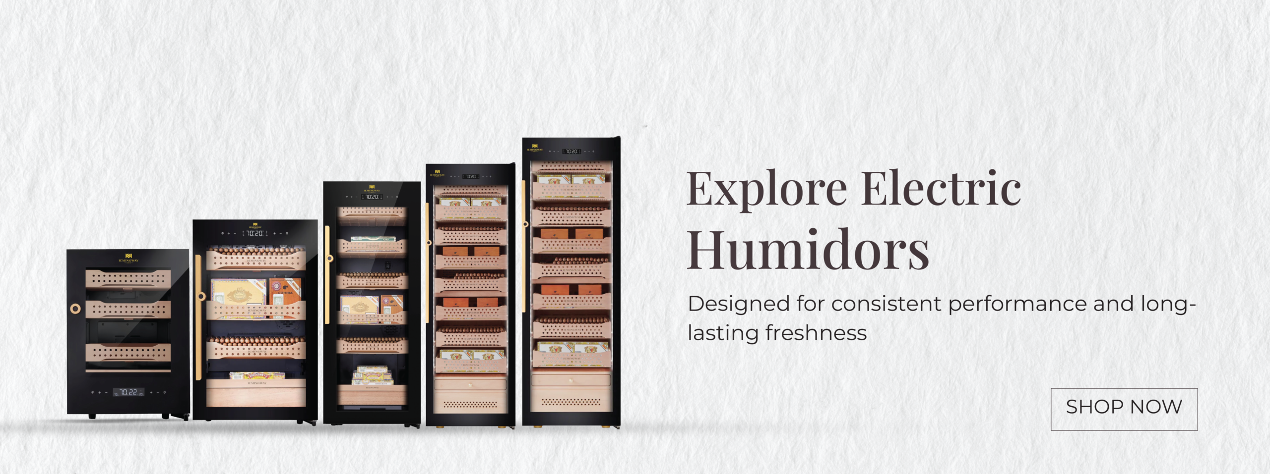 Electric Cigar Humidor,Cigar Humidor Dubai,Luxury Cigar Humidor UAE,3️⃣ Electric Humidor Cabinet UAE