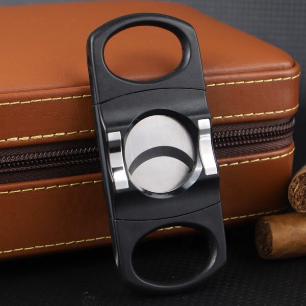 Hemingway Cigar Double Blade ABS Plastic Stainless Steel Cutter - Image 2