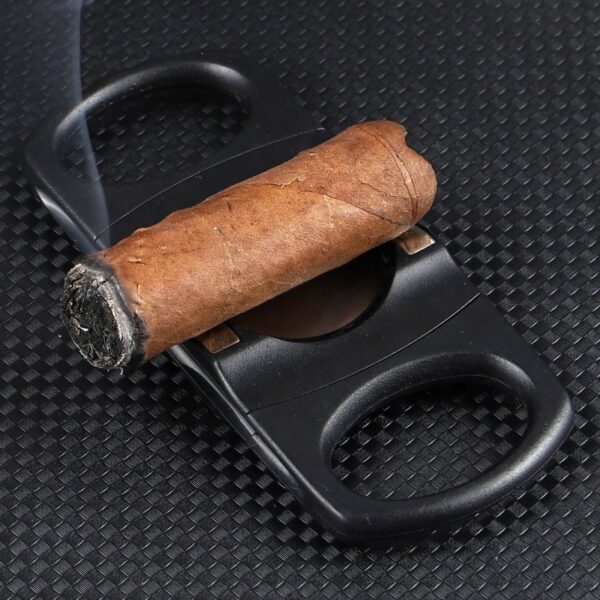 Hemingway Cigar Double Blade ABS Plastic Stainless Steel Cutter - Image 3