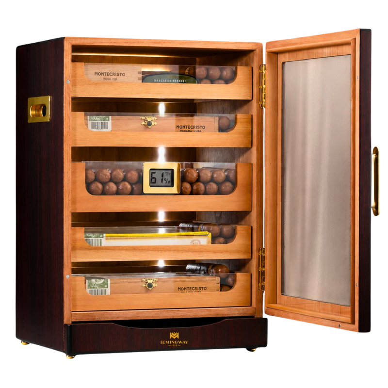 Hemingway Classic Humidor Cabinet Luxu